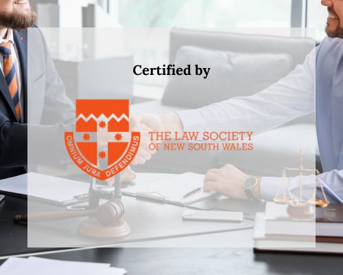 Number Solutions Certified by NSW Law Society